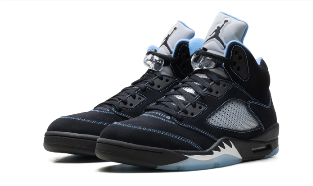 Air Jordan 5 Low 'Black/University Blue' (2026) — DD0587-008