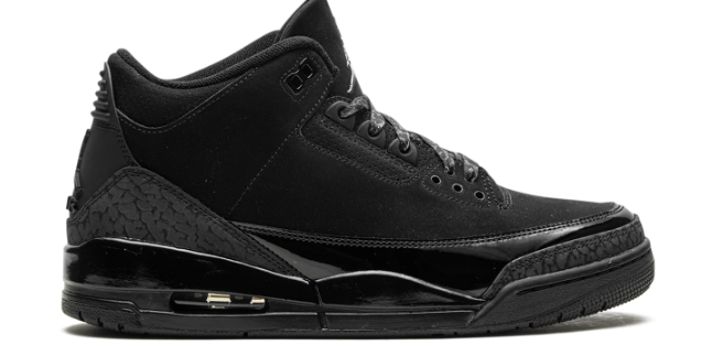 Air Jordan 3 “Black Cat” (2025) — CT8532-001