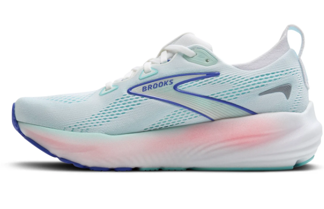 Brooks Glycerin 22 — Women's Running Shoe (White / Limpet Shell / Amparo Blue)