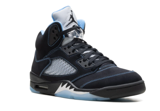 Air Jordan 5 Low 'Black/University Blue' (2026) — DD0587-008