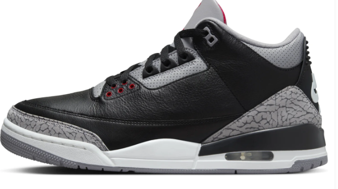 Air Jordan 3 OG “Black Cement” (2024) — DN3707-010