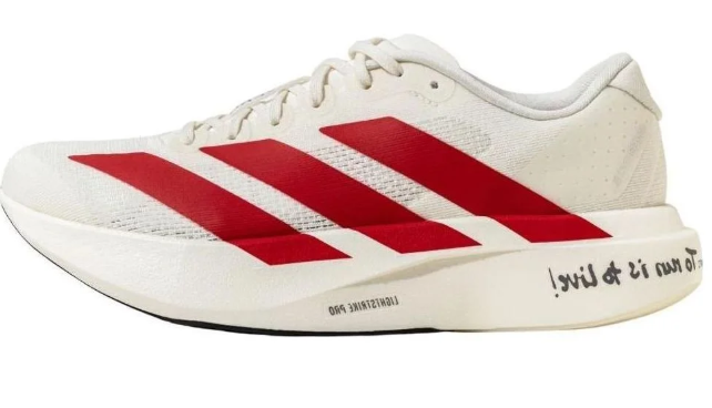 Adizero EVO SL 'Off White / Better Scarlet' Men's Running Shoes