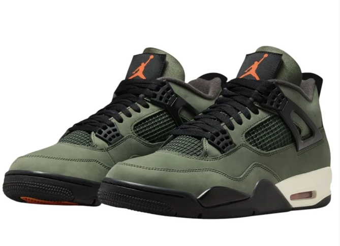 Air Jordan 4 x Undefeated 'Deep Green' 2025 — IB1519-200