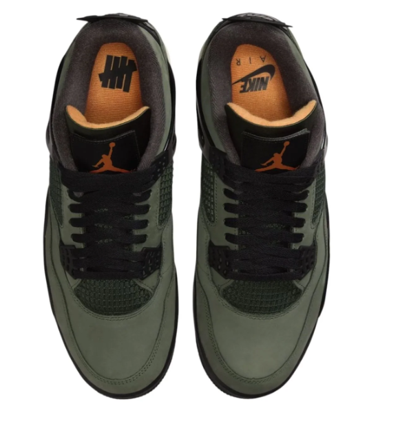 Air Jordan 4 x Undefeated 'Deep Green' 2025 — IB1519-200