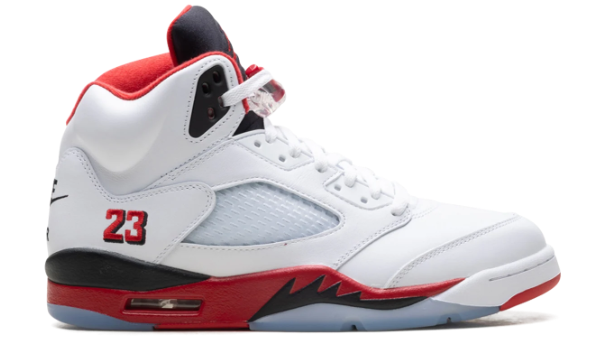 Air Jordan 5 Retro 'Fire Red / Black Tongue' (2025) — HQ7978-101