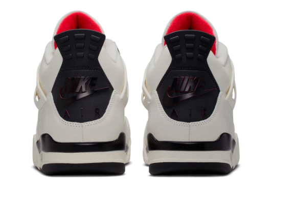 Jordan 4 Retro 'Sail' — Sail / Black / University Red
