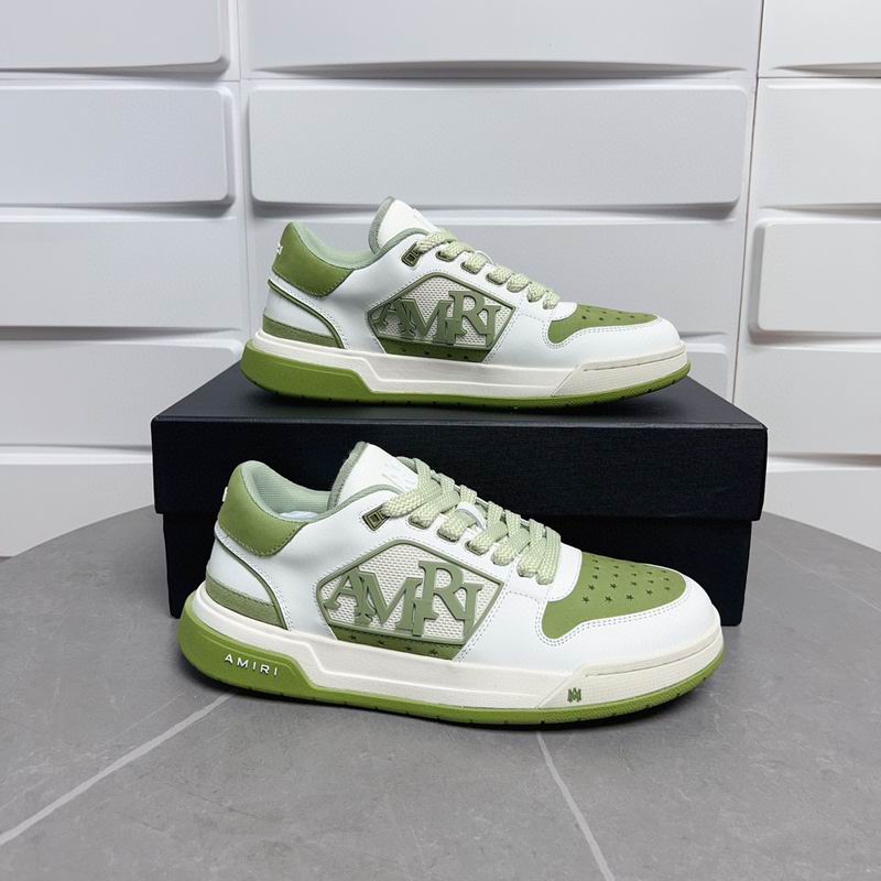Amiri Classic Low Sneaker — White / Olive