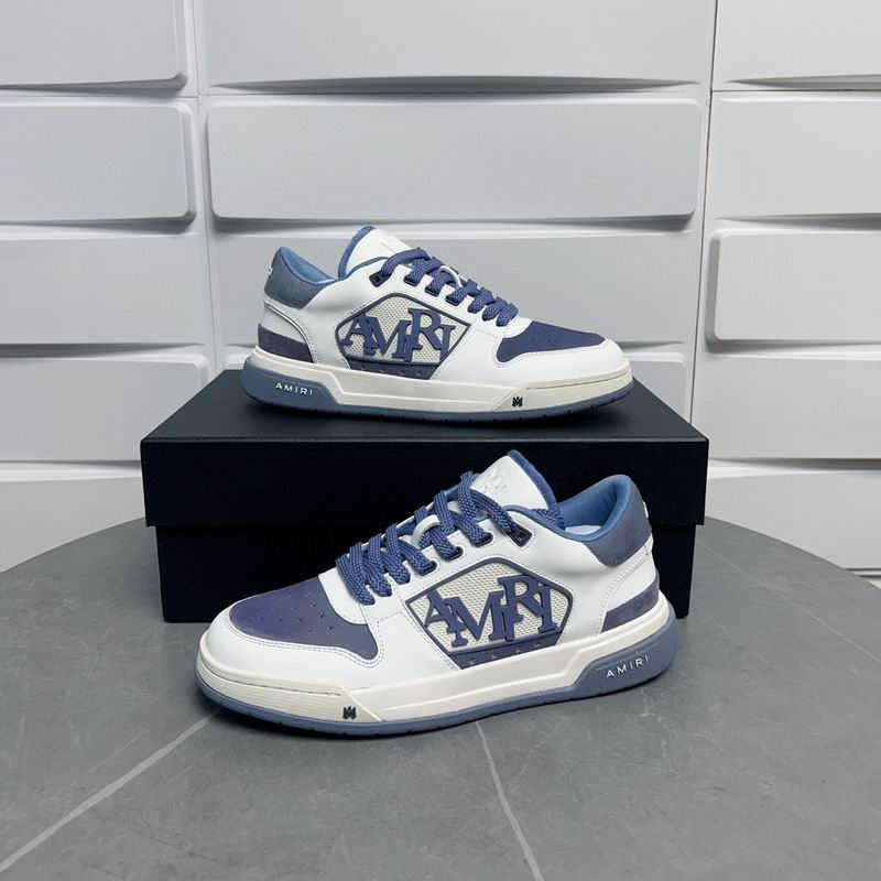 Amiri Classic Low Sneaker — White / Navy