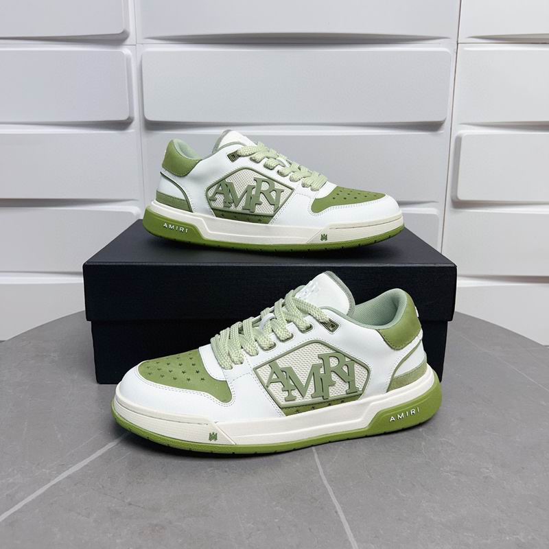 Amiri Classic Low Sneaker — White / Olive