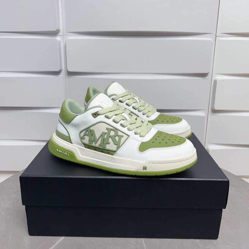 Amiri Classic Low Sneaker — White / Olive