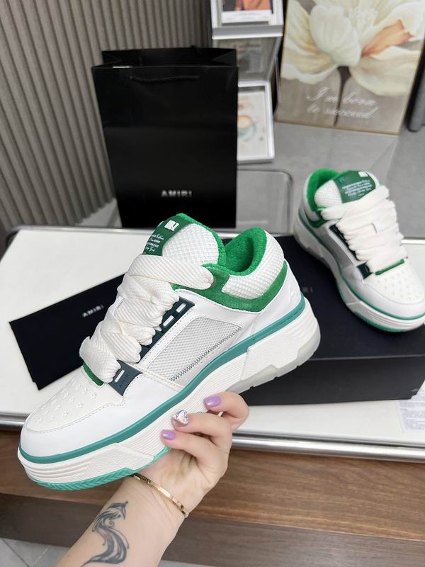Amiri MA-1 Low Sneaker — White / Green