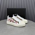 Amiri Classic Low Sneaker — Tiger Print / Pink Stars