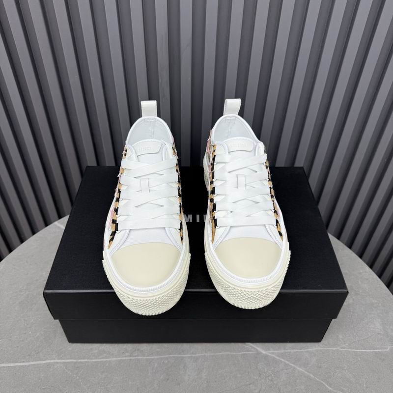 Amiri Classic Low Sneaker — Tiger Print / Pink Stars