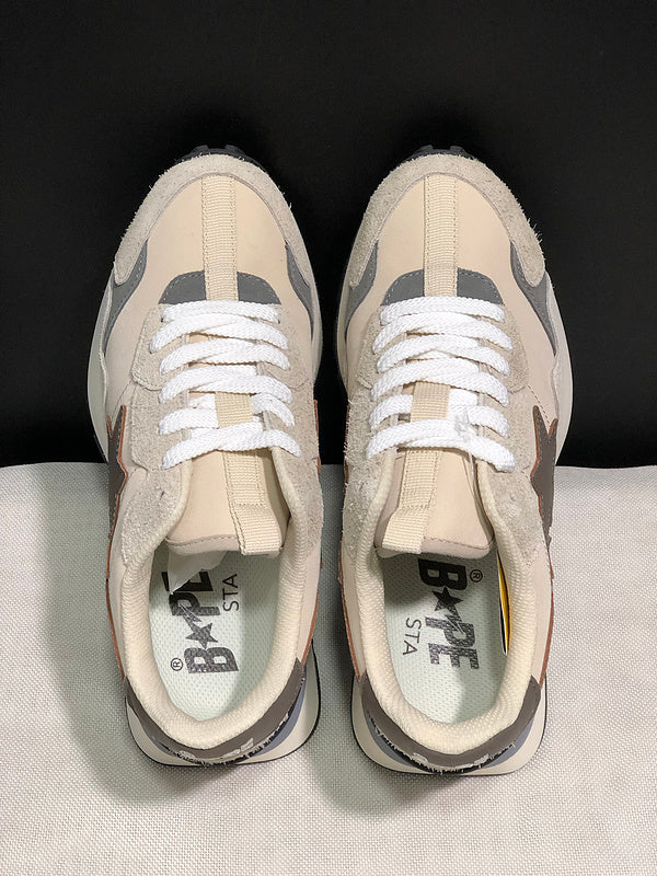 BAPE Road STA — Cream & Grey | EU Sizes 36–45