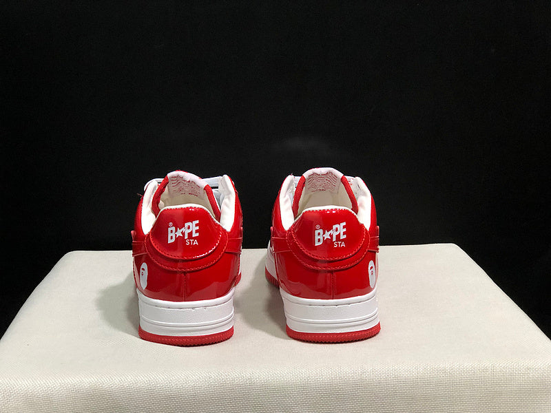 BAPE STA — Red & White | EU Sizes 36–45