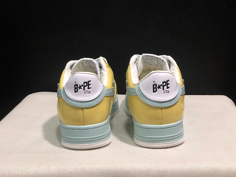 BAPE STA — Pastel Yellow, Mint & Brown | EU Sizes 36–45