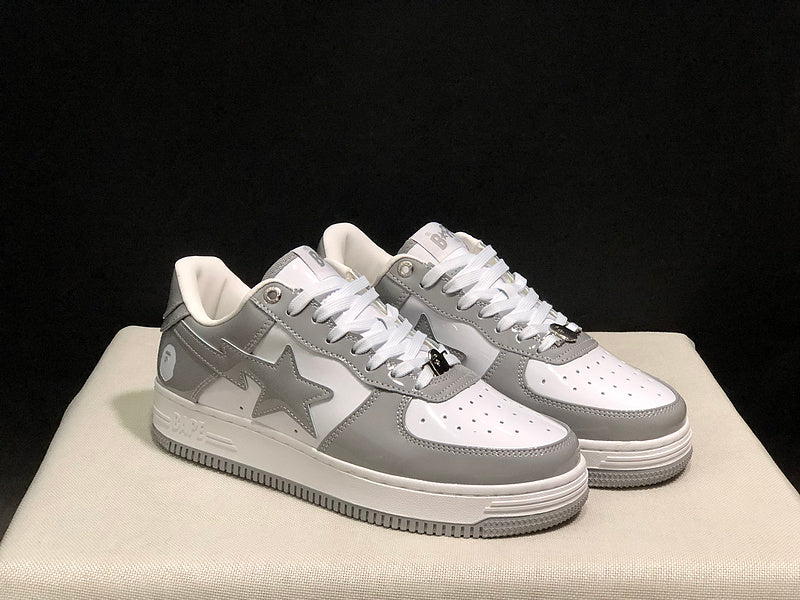 BAPE STA — Grey & White | EU Sizes 36–45