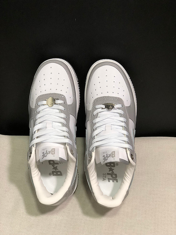 BAPE STA — Grey & White | EU Sizes 36–45
