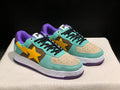 BAPE STA — Mint Green, Beige & Yellow Suede | EU Sizes 36–45