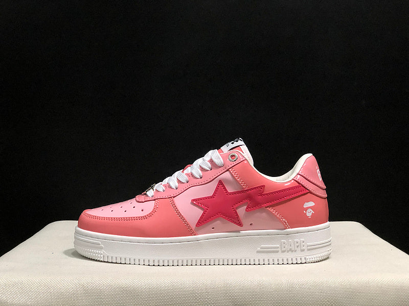 BAPE STA Low-Top Sneakers — Pink