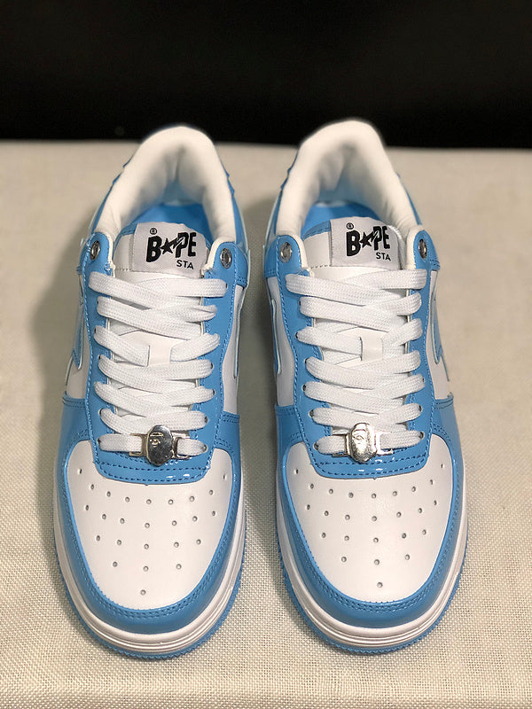 BAPE STA — Sky Blue & White Leather | EU Sizes 36–45