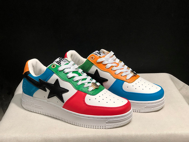 BAPE STA — Multicolor Leather | EU Sizes 36–45