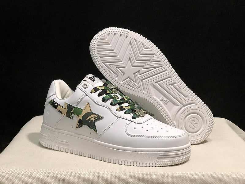 BAPE STA — White & Green Camo | EU Sizes 36–45