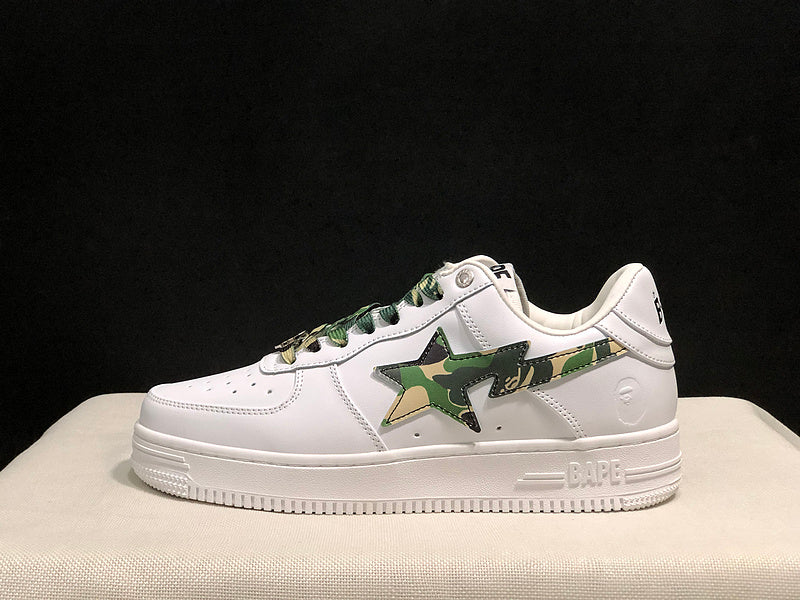 BAPE STA — White & Green Camo | EU Sizes 36–45