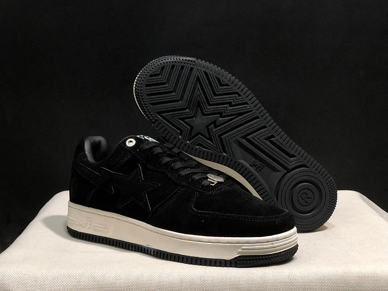 BAPE STA — Black Suede | EU Sizes 36–45