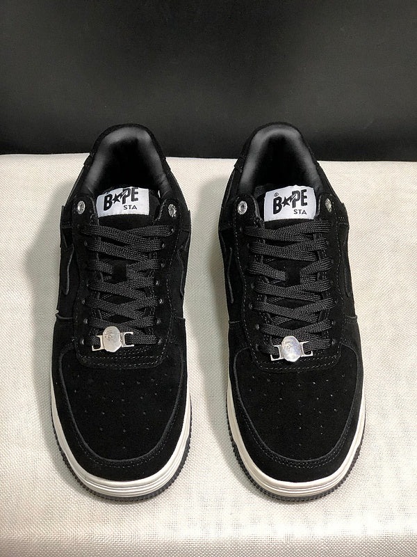 BAPE STA — Black Suede | EU Sizes 36–45