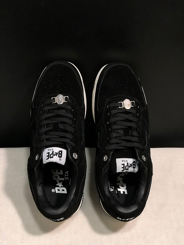 BAPE STA — Black Suede | EU Sizes 36–45