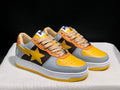 BAPE STA — Yellow / Grey / Orange Multi-Panel | EU Sizes 36–45