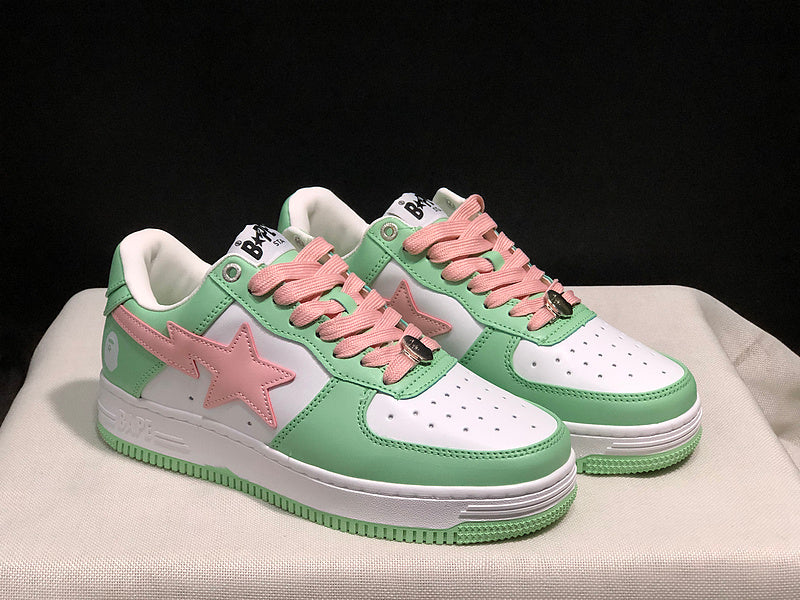 BAPE STA — Mint Green & Pink | EU Sizes 36–45