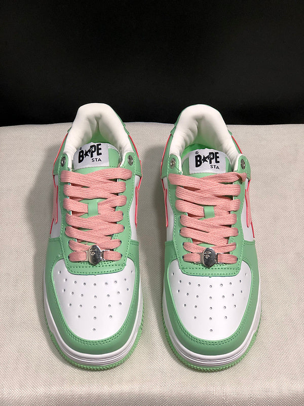 BAPE STA — Mint Green & Pink | EU Sizes 36–45
