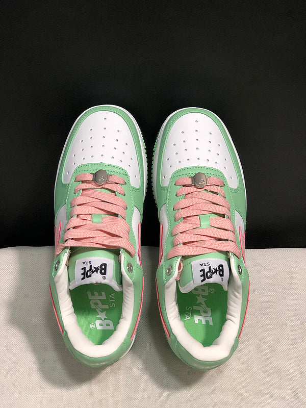 BAPE STA — Mint Green & Pink | EU Sizes 36–45