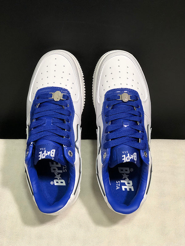 BAPE x Marvel BAPE STA Low | White / Royal Blue