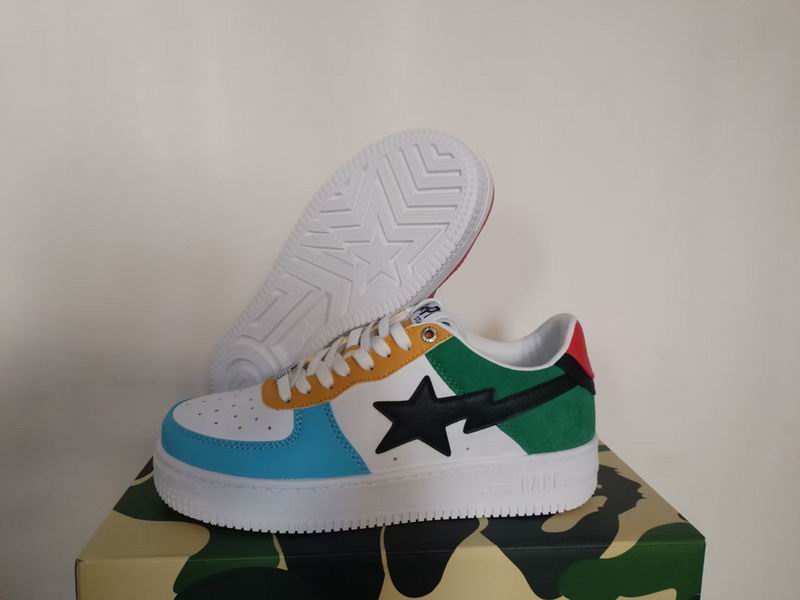 BAPE STA Low 'Multi-Color' Panel Sneakers | EU 36–46