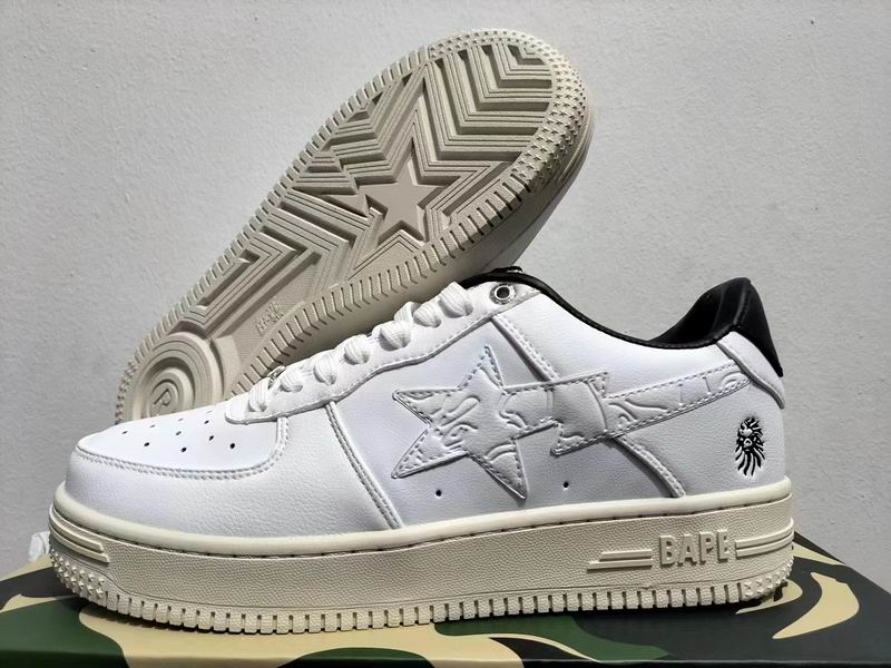 BAPE STA Low 'Triple White' Camo Star | EU 36–46