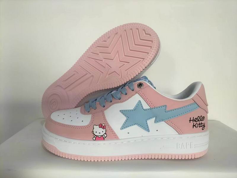 BAPE STA Low × Hello Kitty 'Pink & Blue' | EU 36–46