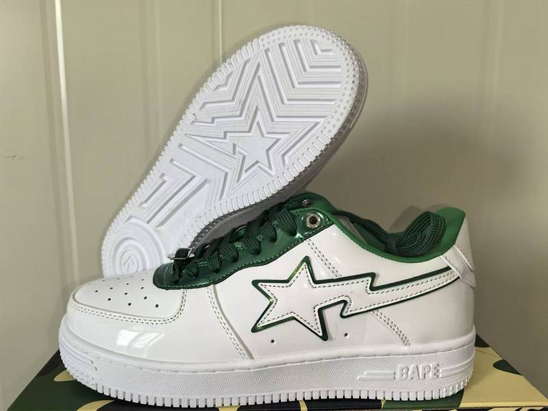 BAPE STA Low 'White/Green' Sneakers | EU 36–46