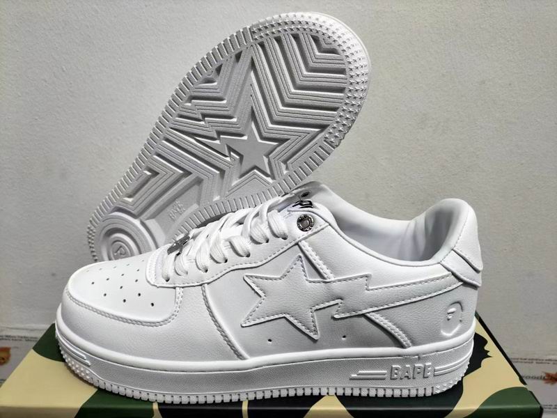 BAPE STA Low 'Triple White' Patent Leather | EU 36–46