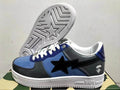 BAPE STA Low 'Black/Blue' Patent Leather | EU 36–46