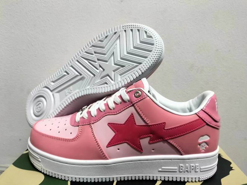 BAPE STA Low 'Pink/Red' Patent Leather | EU 36–46