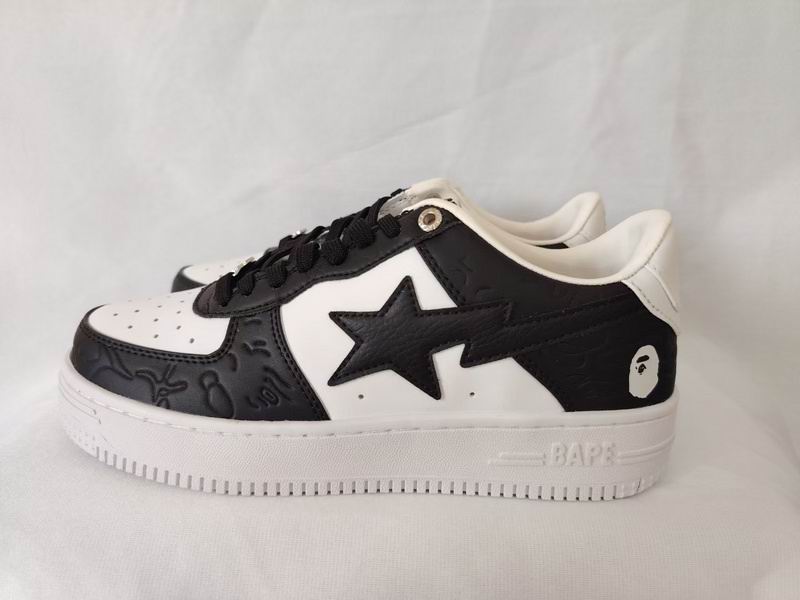 BAPE STA Baby Milo — Black / Mint / Grey Embossed | EU Sizes 36–46