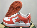 BAPE STA — Coral & White | EU Sizes 36–46