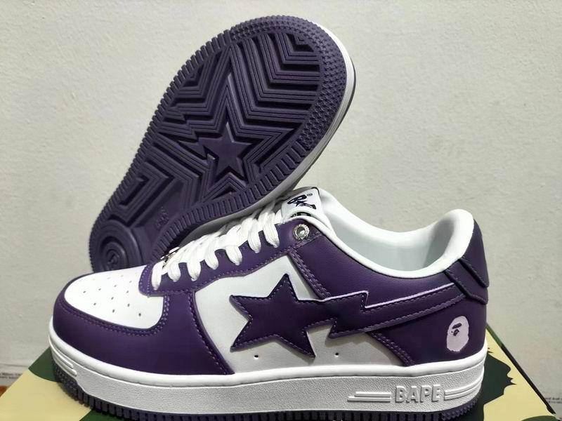 BAPE STA — Purple & White | EU Sizes 36–46