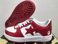 BAPE STA — Red & White | EU Sizes 36–46