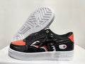 BAPE STA Low 'Shark' Black Orange | EU Sizes 36–46