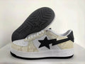 BAPE STA Low 'Snakeskin' Cream Black | EU Sizes 36–46