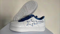 BAPE STA Low 'Patent' White Navy | EU Sizes 36–46